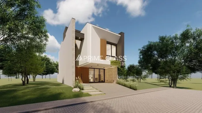 Sobrado em condomínio, 3 suites, 2 vagas, infra completa - Condomínio Bella Vita, Cachoeir