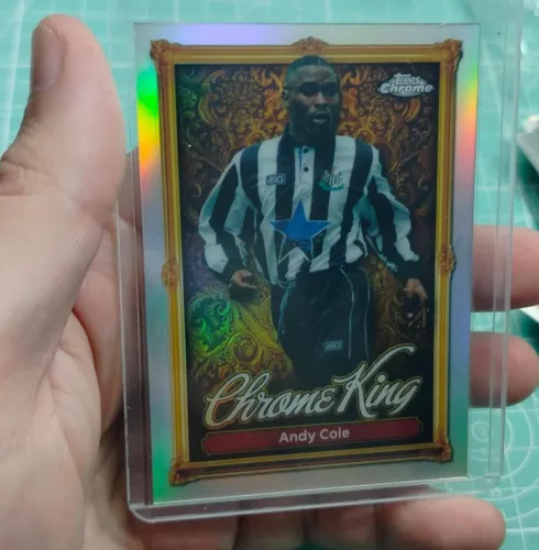 Card Andy Cole - Chrome King - Topps Premier League 2025/26