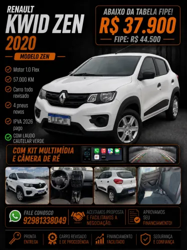 Renault Logan Zen Flex 1.0 12V 4P Mec. 2020