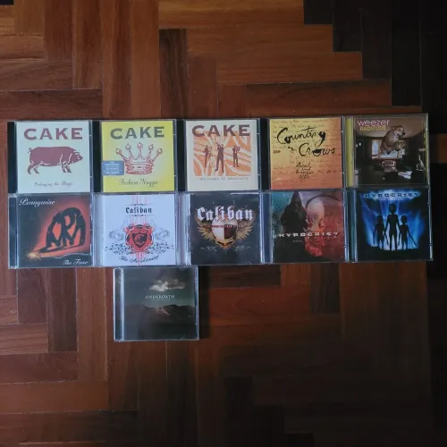 Lote com 41 CDs (Rock, Metal, Alternativo)