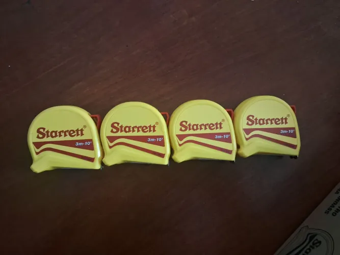 Kit 4 Trenas Starrett 3 Metros / 10 Pés - Nova