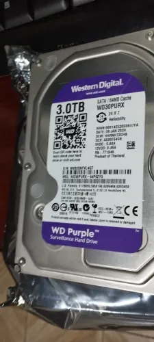 Hd Interno 3tb Wd30purz Purple Western Digital Purple