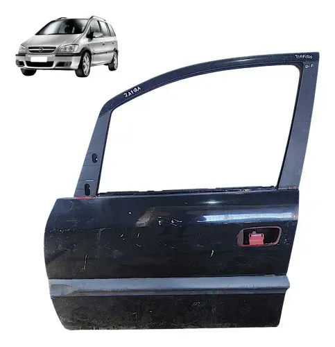 Porta Gm Zafira 2002 A 2012 Dianteira Esquerda Com Detalhe Dianteira Esquerda Preto