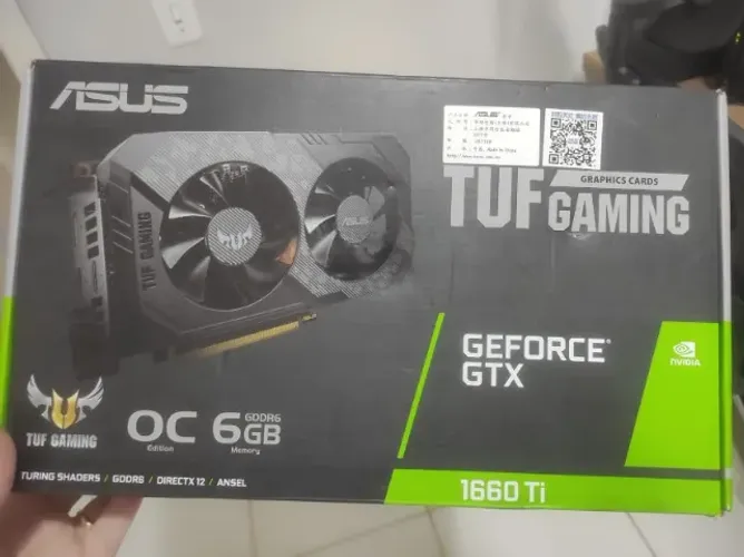 Placa de vídeo Nvidia Asus GTX 1660 TI 6GB OC Tuf Gaming