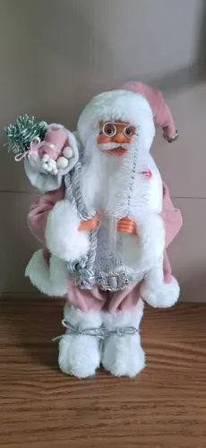 Papai noel rosa - Modelo Luxo
