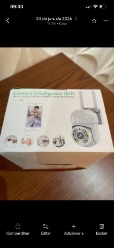 Câmera Inteligente Wi-Fi c/cartão de memória 64gb