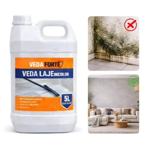 Veda Laje Impermeabilizante Líquido Incolor 5 Litros O Mais Potente 