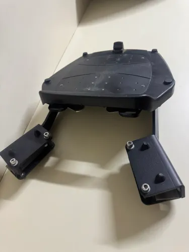 Suporte e baú para Yamaha fluo 125