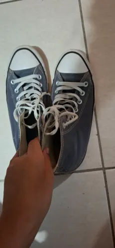 Tênis Converse All Star cinza - original (precisa colar a sola)