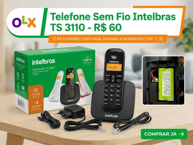 Telefone sem fio INTELBRAS - DESAPEGO