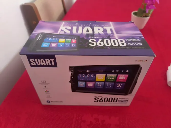 Multimidia Automotiva S600b Touch Screen Alta Resolução Full Hd Svart