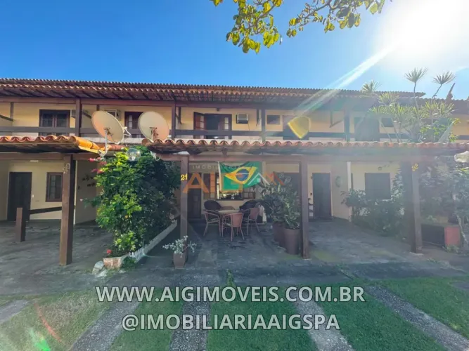 Tríplex condomínio Segurança 24 h 3 Quartos 1 Suíte Frente Praia Grande - Arraial do Cabo