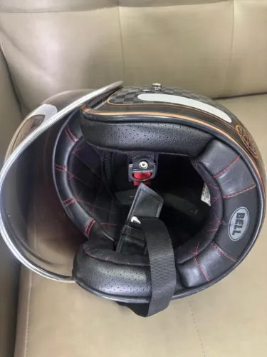 ? Capacete Bell Custom 500 - Estilo Retrô/Vintage - Excelente Estado