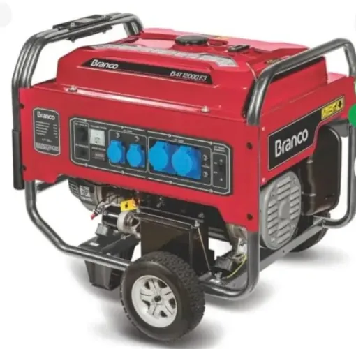 Gerador Gasolina BRANCO B4T 1200 13.3Kva Trifásico 380/220v - 2h de uso