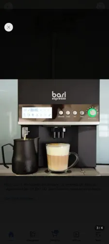 Máquina de café grão