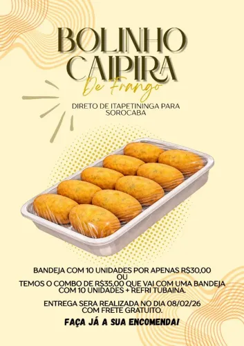 ? BOLINHO CAIPIRA DE FRANGO ?
