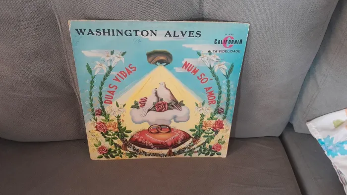 Disco de vinil evangélico Washington Alves
