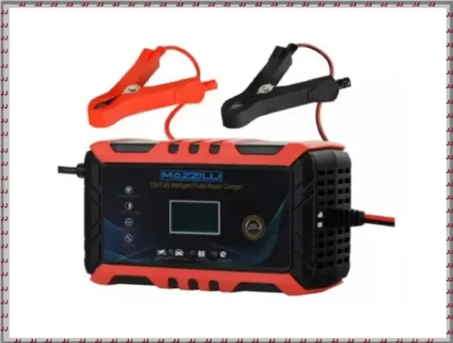 Carregador Inteligente Bateria 4-6ah Tela Lcd Auto Moto 12v