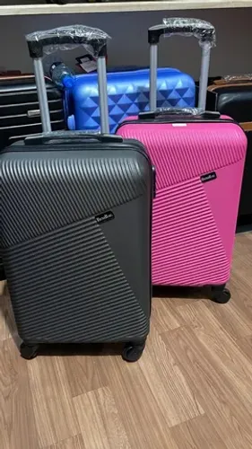 2 malas de ABS (padrão de bordo) 10kg 18,5 polegadas