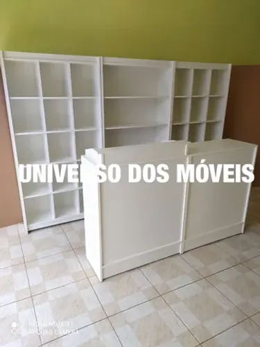 BALCÃO CAIXA ESTANTE KIT COMPLETO - NOVO 