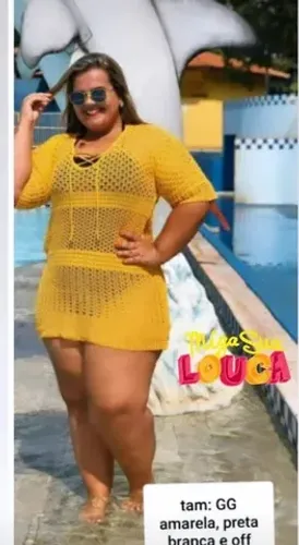 Lindas saída de praia no tricô. Temos mais modelos 