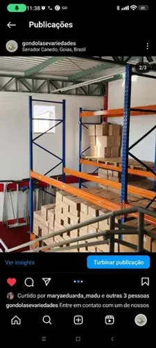 Porta palete usado  