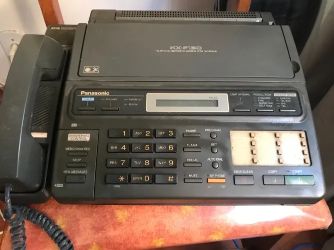 Vintage tel/fax lindo de ótima qualidade