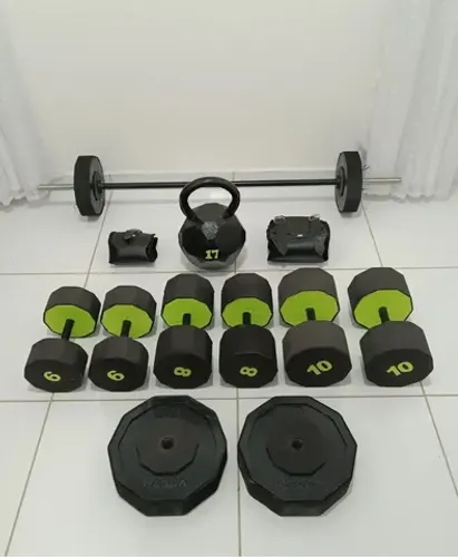 Kit musculação 14 peças 