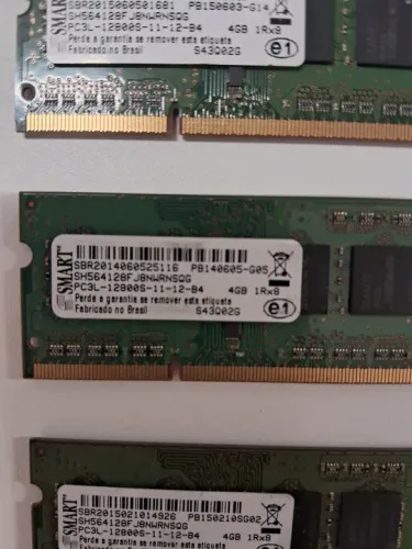 Memória DDR 3 - Smart PC3L - 12800 - 4 GB