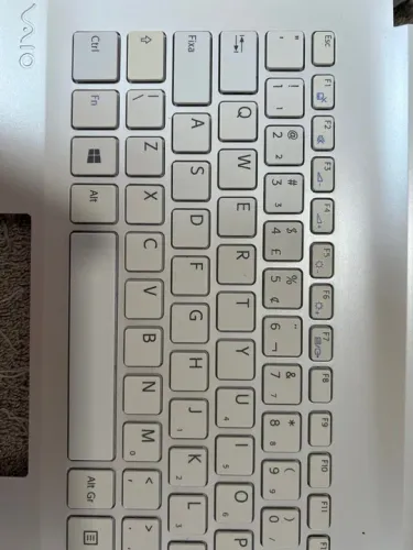Teclado E Carcaça Base Superior Sony Svf14213cbw.