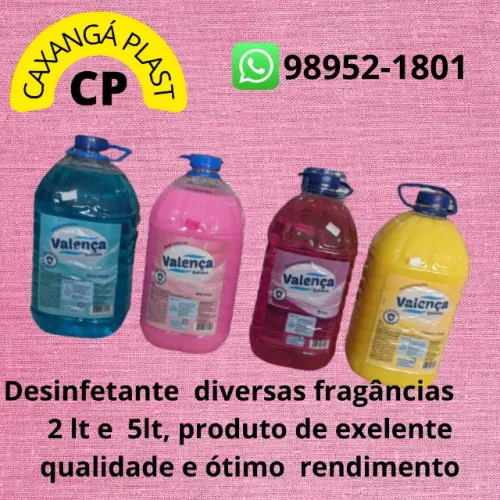Desinfetantes 5lt , 2lt e desengordurantes