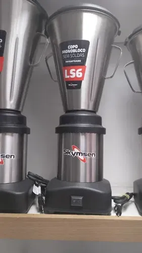 Ls6 - Liquidificador Comercial InoxCopo Monobloco Inox/ Amanda
