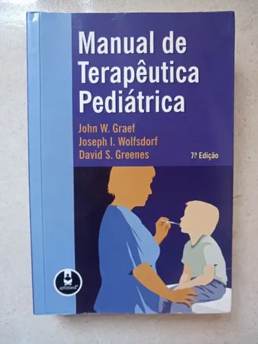 Livro de medicina Manual de terapêutica pediátrica