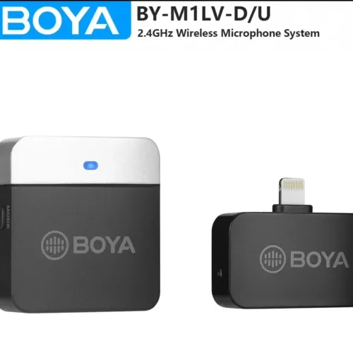 microfone boya profissional para celulares iphones ou android
