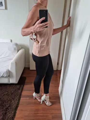 regata de seda nunca usada, rosa chá, m