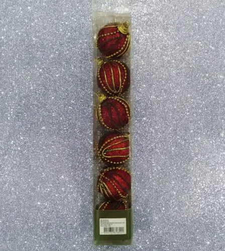 Bola Tubo 6pçs Wf6-9531/4 Trab Color Sort 4cm
