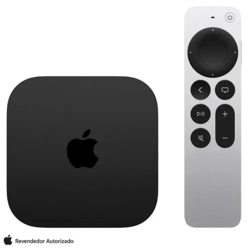 Apple TV 4K Wi-Fi + Ethernet 128GB - Preto - Apple - MN893BZ/A