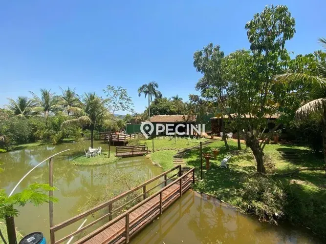 Casa com lago no Portal dos Nobres em Ipeúna-SP