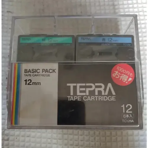 Fita Tepra Tape Cartucho 12MM King JIM Caixa Com 6 unidades Lacradas