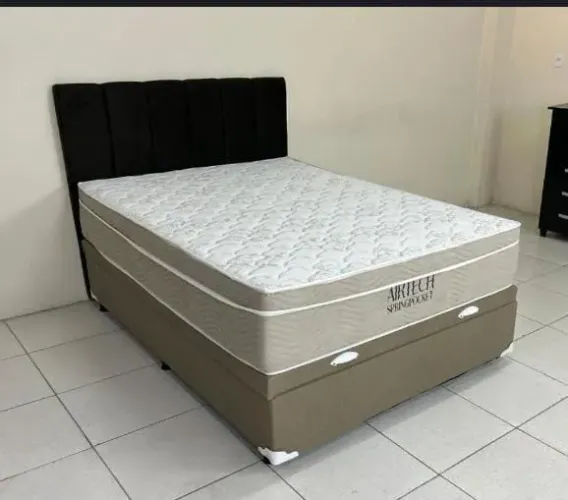  Ortobom Cama Box Casal Airtech Spring Pocket - Conforto e Qualidade