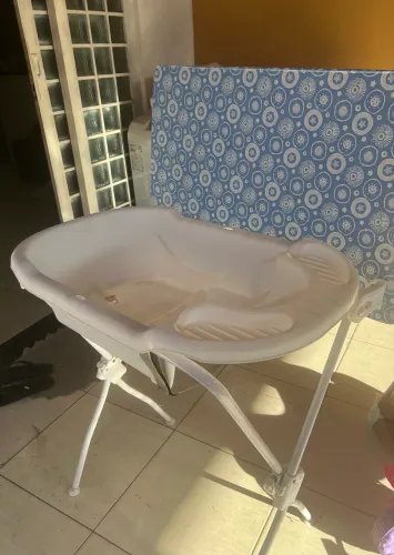 Banheira + trocador com suporte