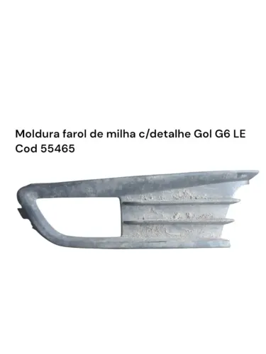 Moldura Farol De Milha C/detalhe Gol G6 Lecod 55465