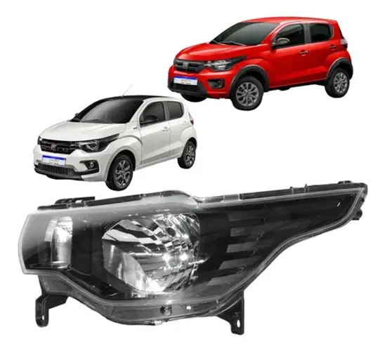 Farol Fiat Mobi 2016 2017 2018 2019 2020 2021 2022 23 24 Le Esquerdo