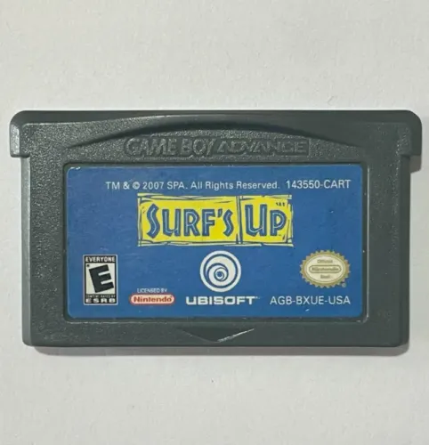 SURF´S UP SURFS UP CARTUCHO ORGINAL NINTENDO GBA GAMEBOY GAME BOY ACEITO OLX PAY