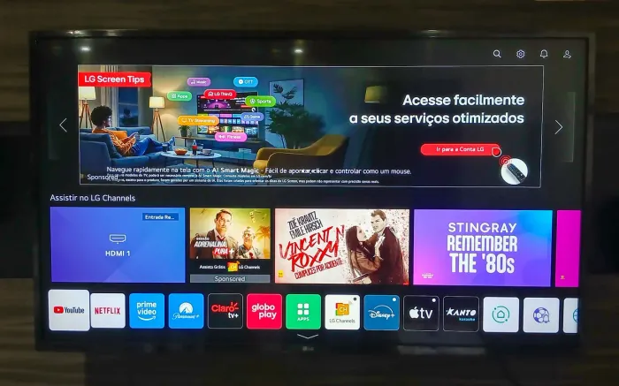 TV LG 43 POLEGADAS 4K WiFi HDR IPS