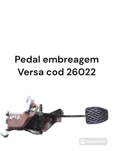 Pedal De Embreagem Nissan Versa Cod 26022