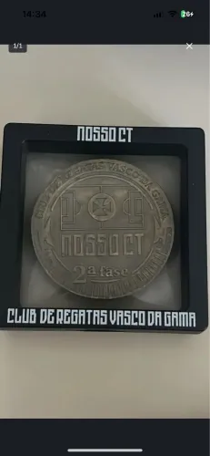 Medalha Vasco nosso ct exclusiva