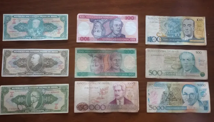 Coleção de Cédulas Brasileiras Antiga