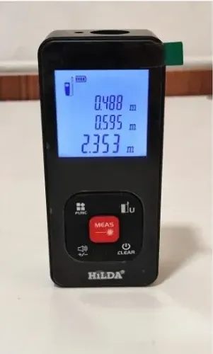 Trena Laser Recarregável Medidor De Distância Telêmetro 50 Metros