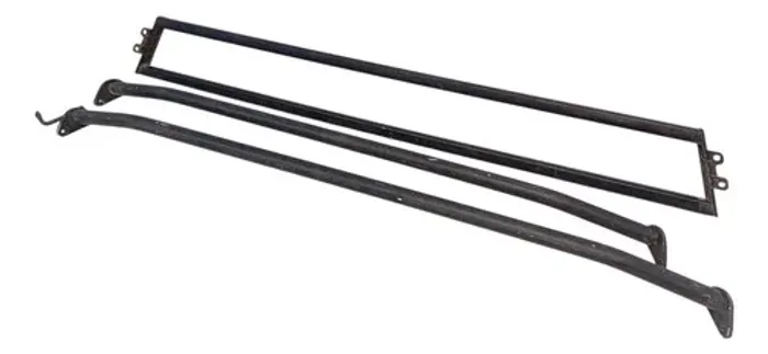 Grade Proteção Vidro Vigia Saveiro G5 G6 G7 Preto